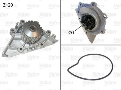 Water Pump, engine cooling 506720