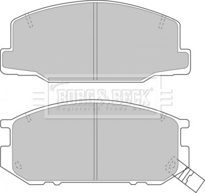 BORG & BECK BBP1345 Тормозные колодки и сигнализаторы для TOYOTA PREVIA I (_R1_, _R2_) 2.4 (TCR11_, TCR10_) BORG & BECK BBP1345 Тормозные колодки и сигнализаторы для TOYOTA PREVIA I (_R1_, _R2_) 2.4 (TCR11_, TCR10_)