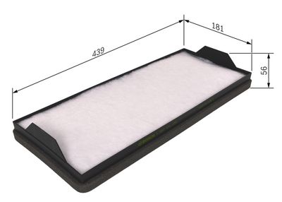 BOSCH Filtras, salono oras