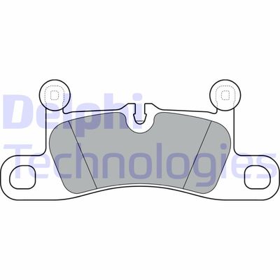 Комплект тормозных колодок, дисковый тормоз DELPHI LP3298 для PORSCHE CAYENNE