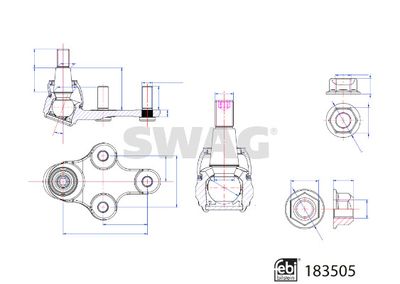 SWAG 33 10 8997 Деталь для PEUGEOT PARTNER Автофургон / микроавтобус (K9) 1.6 BlueHDI 75 SWAG 33 10 8997 Деталь для PEUGEOT PARTNER Автофургон / микроавтобус (K9) 1.6 BlueHDI 75