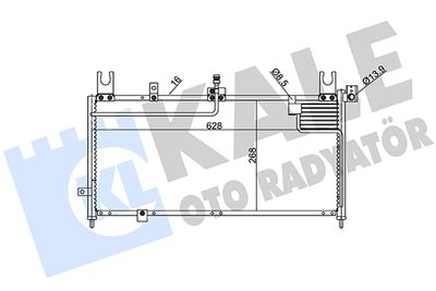 KALE OTO RADYATÖR 387500 Радиатор кондиционера  для MAZDA 323 P V (BA) 1.5 16V