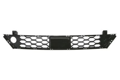 Voorbumper afdekking Voor (met een gat voor de motorverwarming, zwart glanzend, ST- Line) past: FORD EDGE II 06.18-