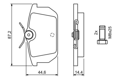 SET PLACUTE FRANA FRANA DISC BOSCH 0986491030 4