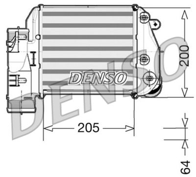 Laddluftkylare DENSO DIT02025