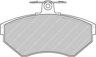 Sada brzdových destiček, kotoučová brzda FERODO RACING FCP1312H