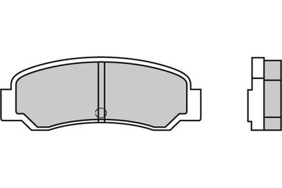 E.T.F. 12-0300 Тормозные колодки для MITSUBISHI LANCER II (A17_)
