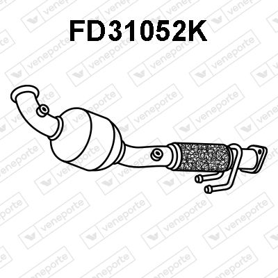 Катализатор VENEPORTE FD31052K для FORD KUGA