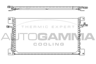 AUTOGAMMA 104019 Радиатор кондиционера  для VOLVO 850 (854) 2.0