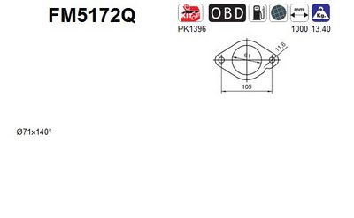 FILTRU FUNINGINE/PARTICULE SIST.DE ESAPAMENT
