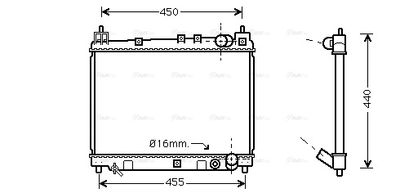 AVA QUALITY COOLING Radiateur (TO2258)