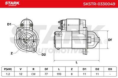 стартер STARK SKSTR-0330049