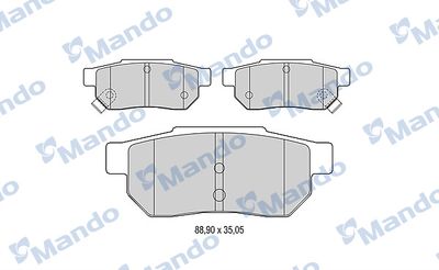 MANDO MBF015531 Тормозные колодки и сигнализаторы  для ROVER 25 (Ровер 25)