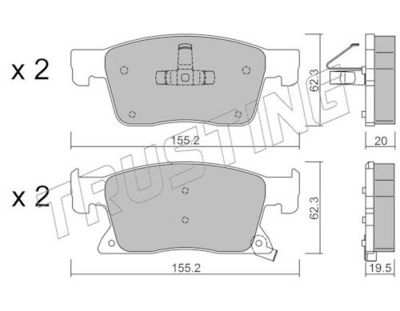 SET PLACUTE FRANA FRANA DISC TRUSTING 11150