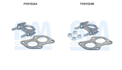 Монтажный комплект, катализатор BM CATALYSTS FK91524 для VW LUPO