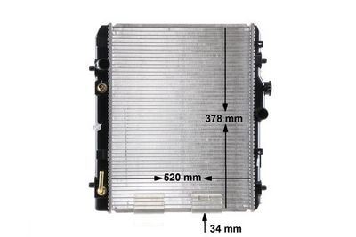 RADIATOR RACIRE MOTOR MAHLE CR2236000S 1