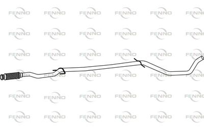 Rura wydechowa FENNO P1776