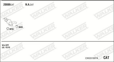 ABGASANLAGE WALKER CIK031997A