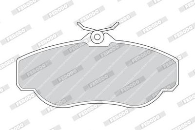 BREMSBELAGSATZ SCHEIBENBREMSE FERODO FDB980 1