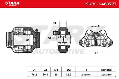 спирачен апарат STARK SKBC-0460773