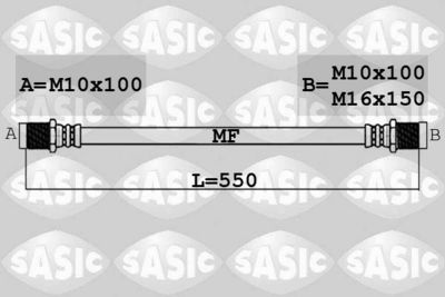 Тормозной шланг SASIC 6606235 для IVECO DAILY