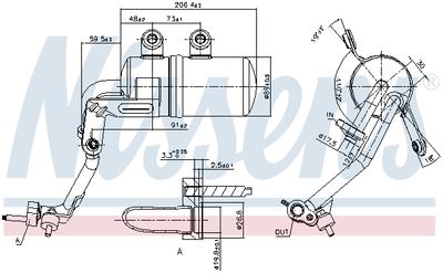 USCATOR AER CONDITIONAT NISSENS 95570 5