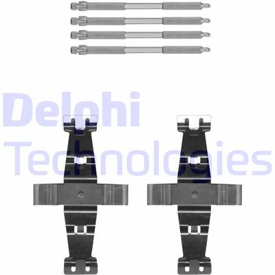 Комплектующие, колодки дискового тормоза DELPHI LX0693 для MERCEDES-BENZ GLC