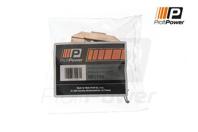 Комплектующие, колодки дискового тормоза ProfiPower 9B1119