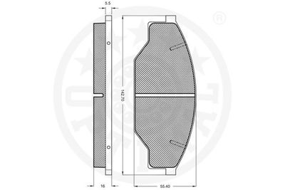 SET PLACUTE FRANA FRANA DISC OPTIMAL 9406 2