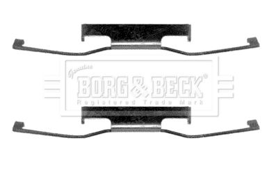 Комплектующие, колодки дискового тормоза BORG & BECK BBK1154 для CHRYSLER VOYAGER