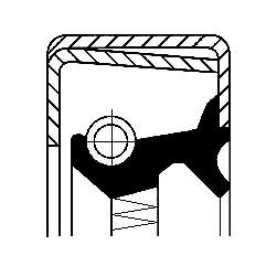 CORTECO Wellendichtring, Differential