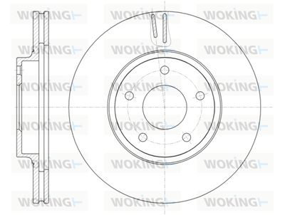 WOKING D61243.10 Тормозные диски для NISSAN MAXIMA / MAXIMA QX V (A33)