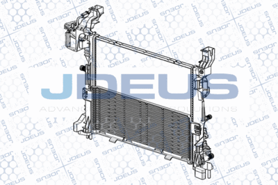 JDEUS RA0231240 Радиатор охлаждения двигателя для RENAULT KANGOO Express (FW0/1_)
