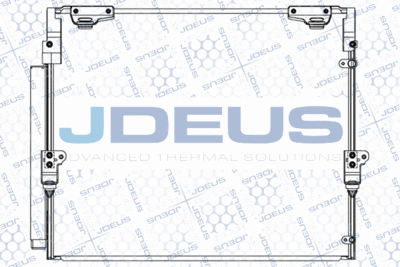 JDEUS 728M77 Радиатор кондиционера  для LEXUS LX (Лексус Лx)
