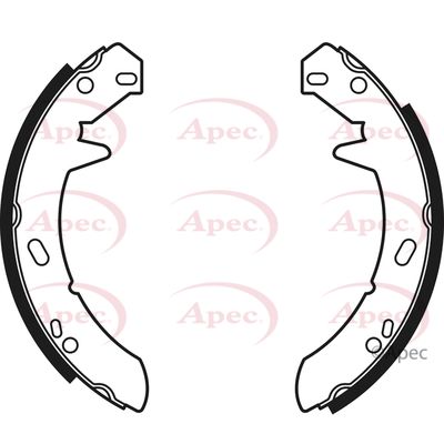 Brake Shoe Set, parking brake APEC SHU601