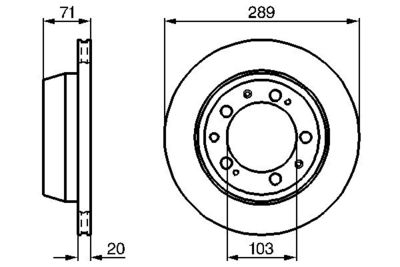 DISC FRANA BOSCH 0986478101 4