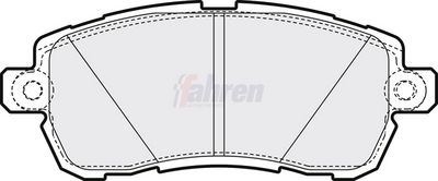 Fahren Brake Pad Set, disc brake FBP3842