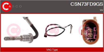 SENZOR TEMPERATURA GAZE EVACUARE