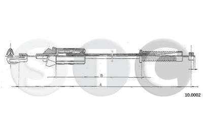 Linka gazu STC T480896