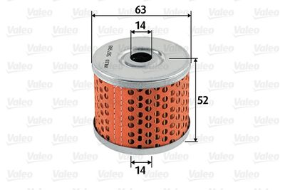 Топливный фильтр VALEO 587908 для PEUGEOT J7