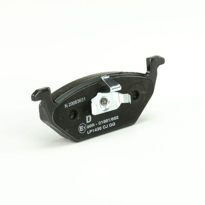 BREMSBELAGSATZ SCHEIBENBREMSE DELPHI LP1436 35