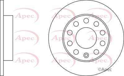 Brake Disc APEC DSK2098