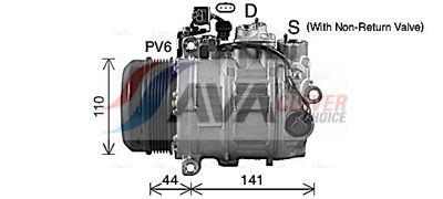 COMPRESOR CLIMATIZARE AVA Clever Choice MSAK738 2
