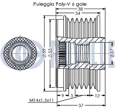 SISTEM ROATA LIBERA GENERATOR RUVILLE 542699 1