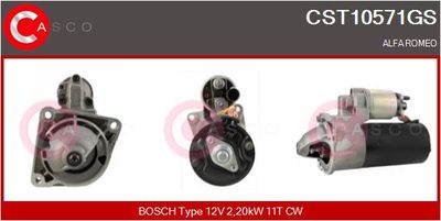 Стартер CASCO CST10571GS для ALFA ROMEO STELVIO