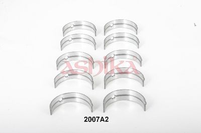 Комплект черупки на лагера на коляновия вал ASHIKA 86-2007A2