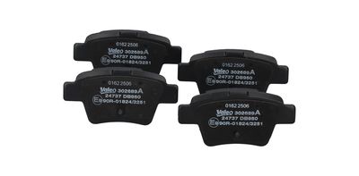 BREMSBELAGSATZ SCHEIBENBREMSE VALEO 302689A 26