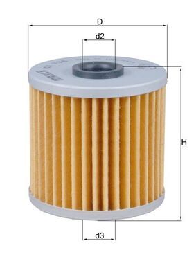 Filtr oleju MAHLE OX 796
