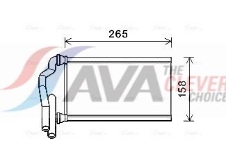 топлообменник, отопление на вътрешното пространство AVA Clever Choice MZ6273