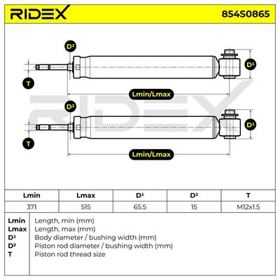 амортисьор RIDEX